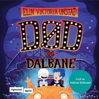 Død-og-dalbane – Elin Viktoria Unstad, lydbokens omslag
