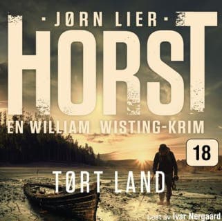 Tørt land – Jørn Lier Horst, lydbokens omslag