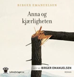 Anna og kjærligheten – Birger Emanuelsen, lydbokens omslag