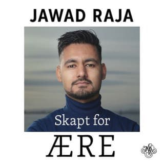 Skapt for ære – Jawad Raja og Vilde Sagstad Imeland, lydbokens omslag