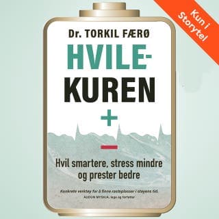 Hvilekuren – Torkil Færø, lydbokens omslag