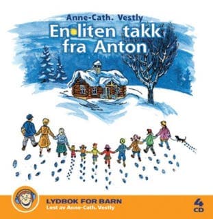 En liten takk fra Anton – Anne-Cath. Vestly, lydbokens omslag