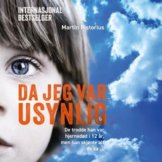 Da jeg var usynlig – Martin Pistorius, lydbokens omslag