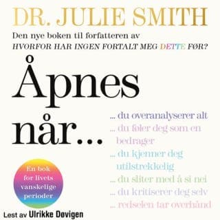 Åpnes når ... – Julie Smith, lydbokens omslag