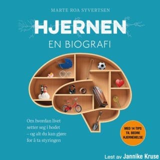 Hjernen – Marte Roa Syvertsen, lydbokens omslag
