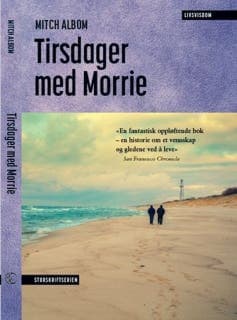Tirsdager med Morrie – Mitch Albom, lydbokens omslag