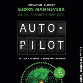 Autopilot – Bjørn Mannsverk og Gunn Elisabeth Håbjørg, lydbokens omslag