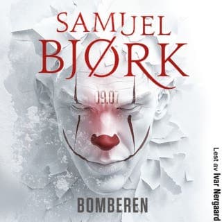 Bomberen – Samuel Bjørk, lydbokens omslag