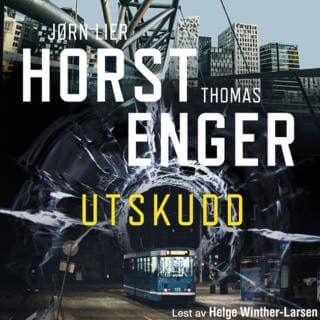 Utskudd – Jørn Lier Horst og Thomas Enger, lydbokens omslag