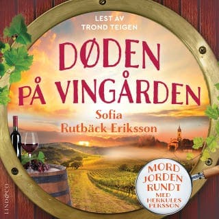 Døden på vingården – Sofia Rutbäck Eriksson, lydbokens omslag